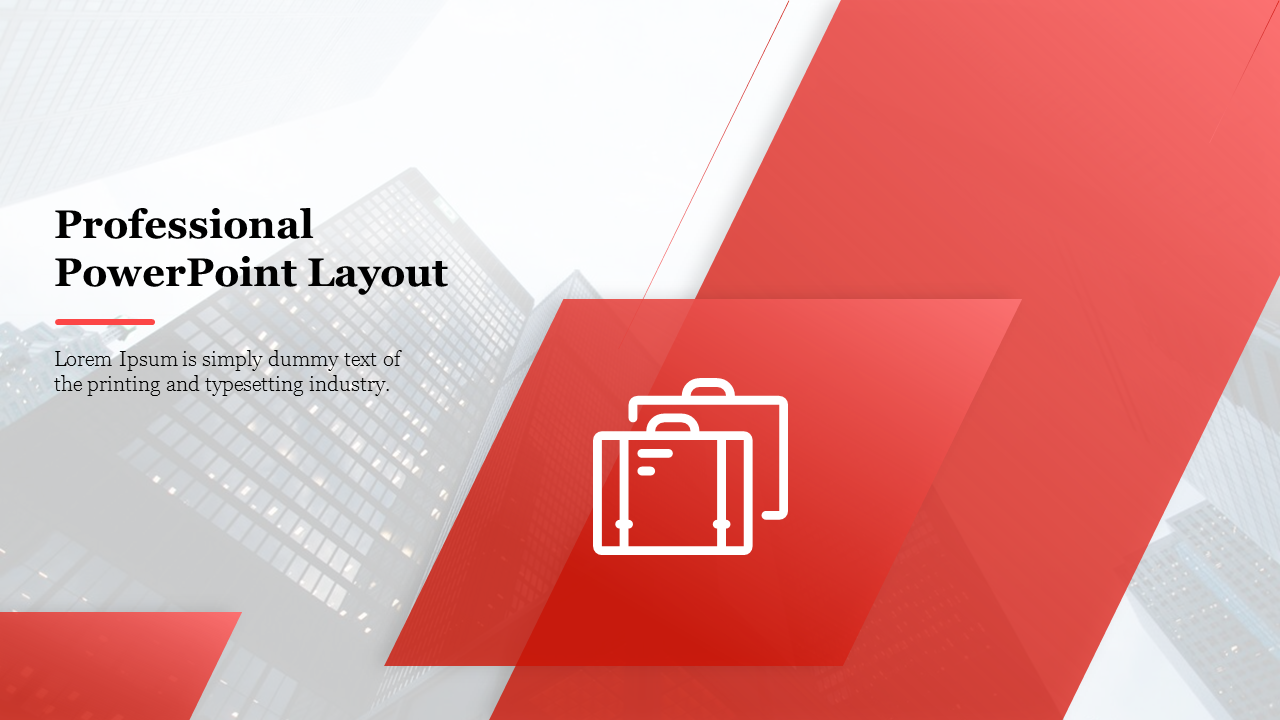 Professional PowerPoint Layout 